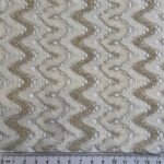 Luxury Metallic Wave Textured Crotchet Stretch Fabric- 150GSM