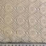 Geometric Pattern Crotchet Stretch Knit Fabric - 150GSM