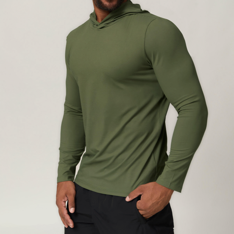 Men’s Lightweight Bamboo Hoodie – Breathable Casual Pullover