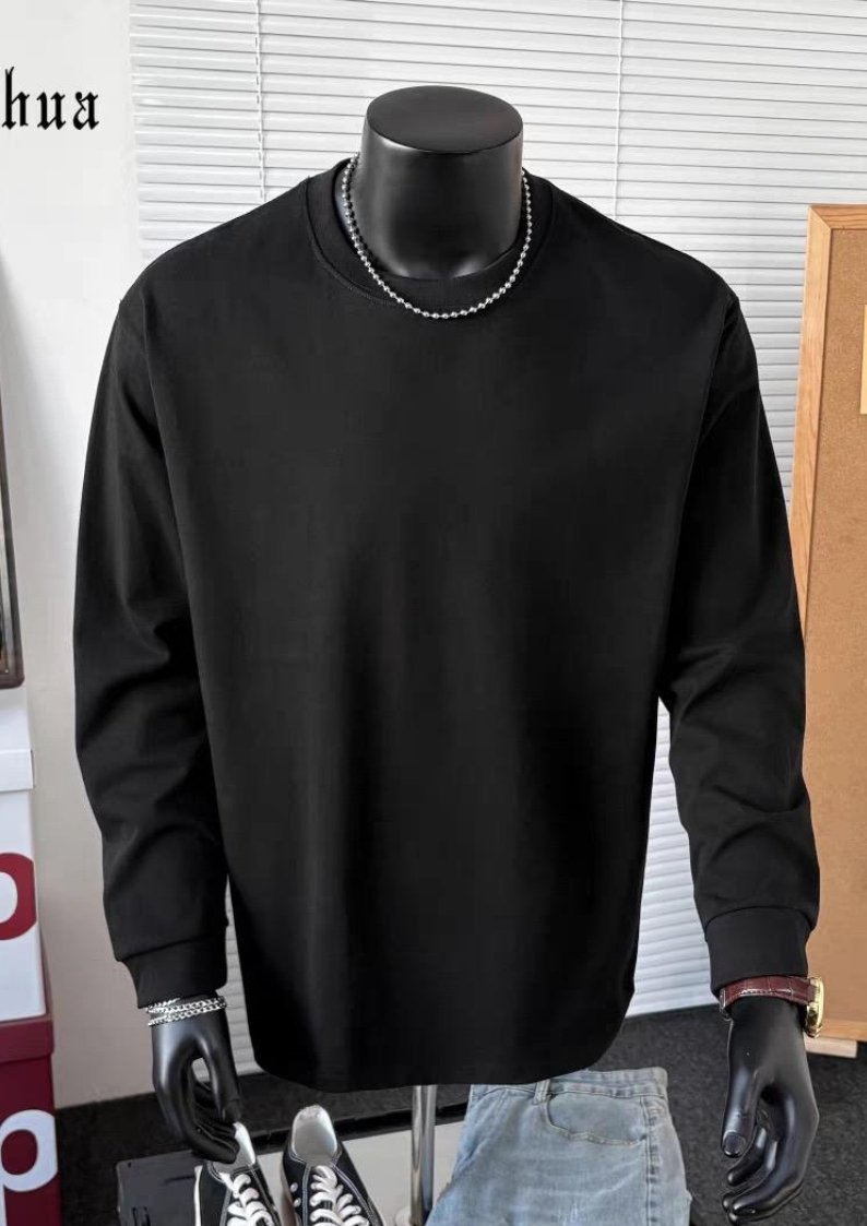 Men’s Casual Long Sleeve Crewneck T-Shirt
