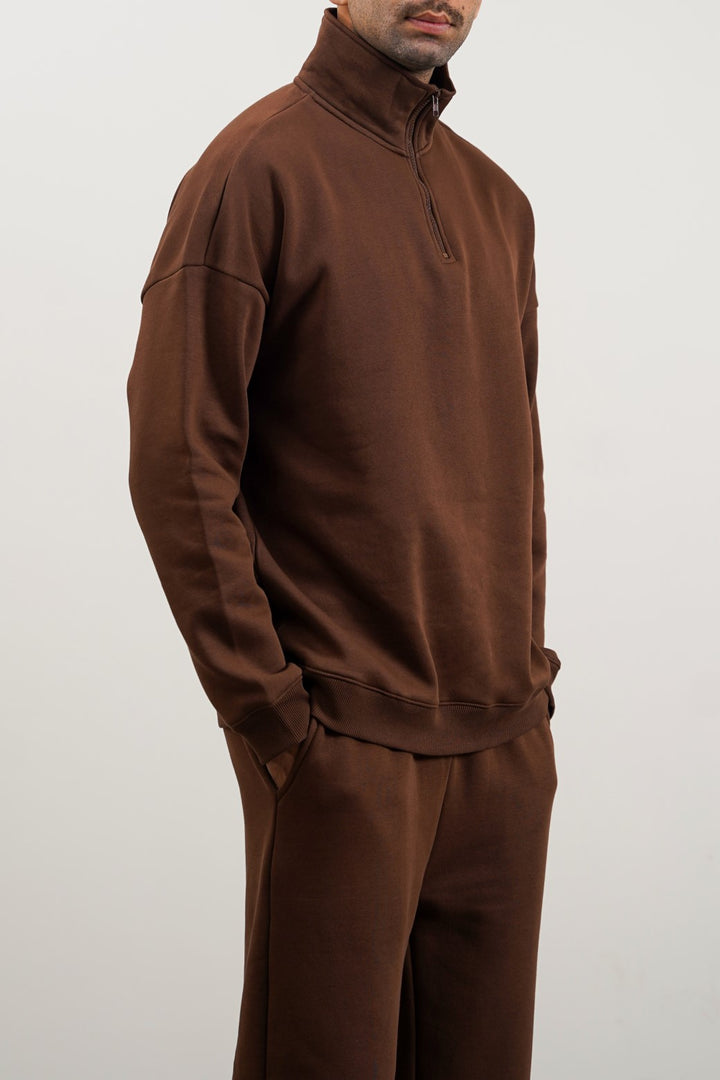 Men’s Basic Quarter-Zip Sweatshirt