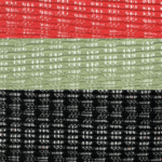 Rib Mesh – Red, Sage & Noir